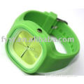 Hot Sale square silicone jelly watch